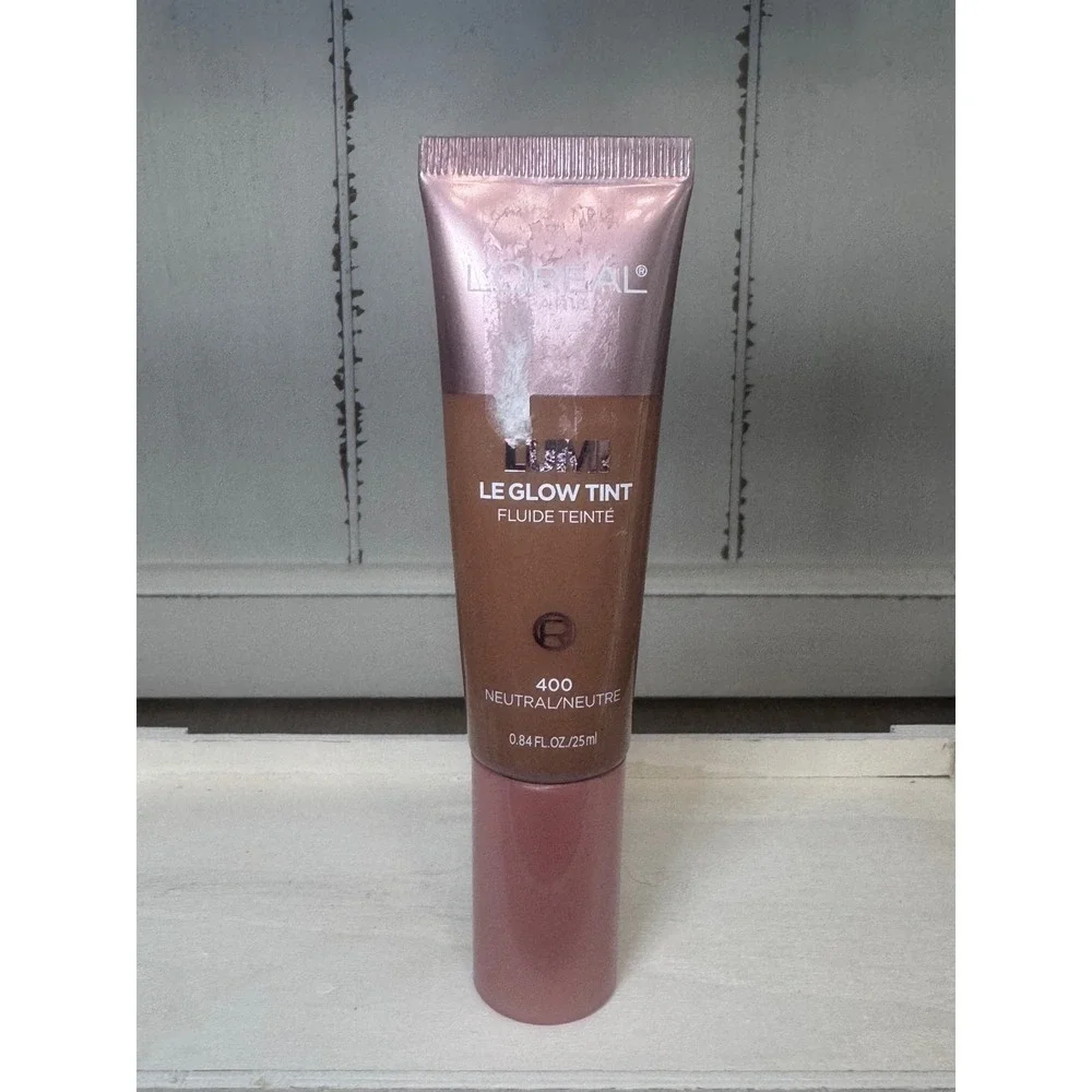 L'Oreal Paris Lumi Le Glow Tint 400 Neutral Lightweight Fluid Foundation 0.84oz